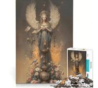 Rompecabezas de 1000 Piezas para Adolescentes Diosa Fortuna, Juego Imposible, interacción Entre Padres e Hijos, cumpleaños 38x52cm