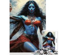 Rompecabezas de 1000 Piezas para Adolescentes Diosa Kali Juguete Educativo Gran Regalo para Juegos Juego práctico desafío Educativo tamaño 50x75cm