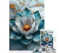 Rompecabezas de 1000 Piezas para Adolescentes diseño Abstracto de Loto Kintsugi Juguete para decoración de Pared Regalo de cumpleaños Juego práctico Interesante para Reducir el estrés tamaño 38x52cm