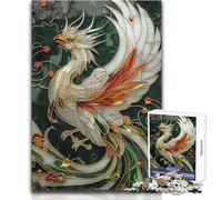 Rompecabezas de 1000 Piezas para Adolescentes, diseño Abstracto de Phoenix Kintsugi, Ideal para Juegos Familiares, decoración de Pared, tamaño 38x26cm