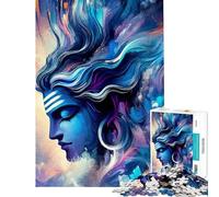 Rompecabezas de 1000 Piezas para Adolescentes diseño artístico Shiva Ideal para Adultos Juegos Familiares Ideal para armar o Regalar a Toda la Familia (tamaño 50x75cm)