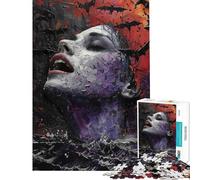 Rompecabezas de 1000 Piezas para Adolescentes diseño Black Magic Fashion Ideal para Toda la Familia Recorte de precisión Reducir el estrés Regalos (tamaño 38x26cm)