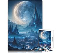 Rompecabezas de 1000 Piezas para Adolescentes, diseño de Alien City, Ideal para familias, diversión y Juegos nocturnos, tamaño 38x52cm