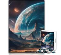 Rompecabezas de 1000 Piezas para Adolescentes, diseño de Alien Horizon, Ideal para familias, diversión y Juegos nocturnos, tamaño 38x52cm