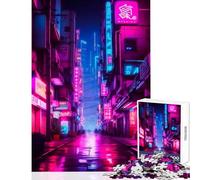 Rompecabezas de 1000 Piezas para Adolescentes diseño de Alley Purple antiestrés Divertido Regalo Juego práctico desafiante tamaño 38x26cm