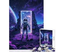 Rompecabezas de 1000 Piezas para Adolescentes diseño de Altar neón Espacial Morado Juguete Educativo de 1000 Piezas Excelentes Regalos y Juguetes para Toda la Familia (50x75cm)
