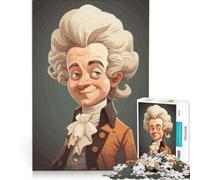 Rompecabezas de 1000 Piezas para Adolescentes, diseño de Amadeus Mozart, Juego Relajante, desafiante para completar, Que fomenta el Amor Entre Parejas 38x52cm