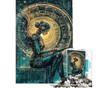 Rompecabezas de 1000 Piezas para Adolescentes diseño de ángel Cyberpunk Corte de precisión Ideal para la interacción Entre Padres e Hijos Navidad y cumpleaños 38x52cm