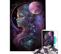 Rompecabezas de 1000 Piezas para Adolescentes diseño de Anime Cosmos Dream Ideal para Combatir el estrés Pasar el Tiempo en casa cumpleaños (50x75cm)