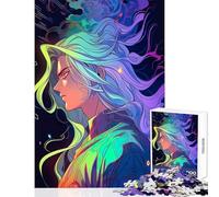 Rompecabezas de 1000 Piezas para Adolescentes diseño de Anime Hombre Guapo Guerrero Juguetes antiestrés Regalo Divertido Juego práctico desafiante para completar tamaño 38x52cm