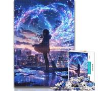 Rompecabezas de 1000 Piezas para Adolescentes, diseño de Anime japonés, para Adolescentes, 1000 Piezas, Juego Familiar, antiestrés, desafío difícil, Regalo de Amigo Secreto, 50x75cm