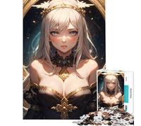 Rompecabezas de 1000 Piezas para Adolescentes diseño de Artemisa Chica Anime desafío Educativo decoración de Pared Juegos relajantes para Mayores de 14 años (50x75cm)