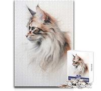 Rompecabezas de 1000 Piezas para Adolescentes, diseño de Bosque Noruego, Juegos Familiares, decoración del hogar, Juguetes antiestrés, tamaño 38x52cm