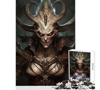 Rompecabezas de 1000 Piezas para Adolescentes diseño de Bruja Malvada cumpleaños Juego práctico para Reducir el estrés tamaño 38x26cm