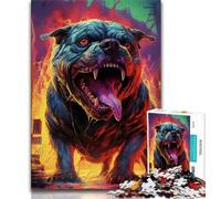 Rompecabezas de 1000 Piezas para Adolescentes, diseño de Bulldogs mecánicos, Juegos educativos, decoración del hogar, Regalo de cumpleaños, Arte de Pared, 38x26cm