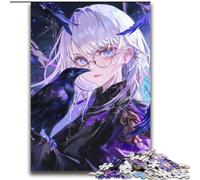 Rompecabezas de 1000 Piezas para Adolescentes, diseño de Chica de Anime, Cuervo, Juguete Educativo Intelectual descompresor, Juego Educativo para cumpleaños y Navidad, 38x52cm
