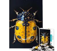 Rompecabezas de 1000 Piezas para Adolescentes diseño de Escarabajo Dorado Juguetes educativos Juegos relajantes Regalo de cumpleaños (tamaño 38x26cm)
