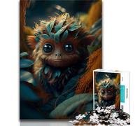 Rompecabezas de 1000 piezas para adolescentes diseño de extraterrestre en el bosque ideal para adultos ideal para familias para aliviar el estrés un desafío difícil un gran regalo y juguetes (38x26cm)