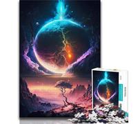 Rompecabezas de 1000 Piezas para Adolescentes diseño de Galaxia y Atardecer Estelar para Adultos 1000 Piezas Juguetes educativos Juegos antiestrés colección de Artistas Bellas Artes (50x75cm)