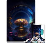 Rompecabezas de 1000 Piezas para Adolescentes, diseño de Galaxia y fantasía de Loto, para Adultos, Juguetes educativos de Aprendizaje, Juegos Familiares, para fomentar el Amor en Pareja, 75x50cm