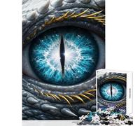 Rompecabezas de 1000 Piezas para Adolescentes diseño de Galaxia y Ojo de dragón Ideal para Decorar el hogar Juego Familiar interacción Entre Padres e Hijos tamaño 38x52cm
