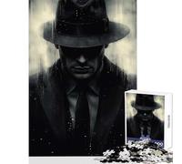 Rompecabezas de 1000 Piezas para Adolescentes diseño de gánster de la Mafia Ideal para Decorar el hogar Juego Familiar interacción Entre Padres e Hijos tamaño 50x75cm