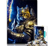 Rompecabezas de 1000 Piezas para Adolescentes diseño de Gato Defensor de la Galaxia Ideal para Regalar a Toda la Familia (26x38cm)