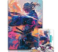 Rompecabezas de 1000 Piezas para Adolescentes diseño de Geisha Japonesa Ideal para familias para Disfrutar en casa Regalo de cumpleaños o de Viaje 26x38cm