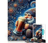 Rompecabezas de 1000 Piezas para Adolescentes, diseño de gnomo Twizzletoe, Arte de Bordes precisos, Entrenamiento Mental, Juego Divertido y Tranquilo, Regalo de cumpleaños (38x26cm)