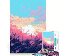 Rompecabezas de 1000 Piezas para Adolescentes,diseño de Granja,Estilo Retro Pixel Art,Arte de Corte Fino,lógica,Juguete Divertido,Tiempo de Juego Acogedor,decoración navideña para Pared (50x75cm)