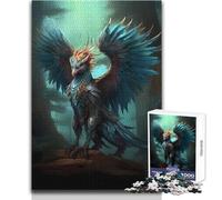 Rompecabezas de 1000 Piezas para Adolescentes, diseño de Grifo, Criatura mítica, Tranquilo, Divertido, para el Tiempo Libre, Ajustado, sin Costuras, Juguete de precisión, tamaño 38x26cm