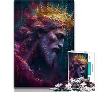 Rompecabezas de 1000 Piezas para Adolescentes, diseño de Jesús, para Adultos, Ideal para aliviar el estrés, desafío difícil, Regalo de Amigo Secreto (tamaño 75x50cm)