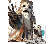 Rompecabezas de 1000 Piezas para Adolescentes diseño de Jinchi Wukong un Reto para completar Decoración Juegos relajantes para Mayores de 14 años (50x75cm)