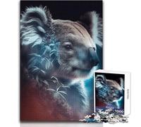 Rompecabezas de 1000 Piezas para Adolescentes, diseño de Koala de bambú, Ideal para aliviar el estrés, Juguete de Corte ultrapreciso tamaño 50x75cm
