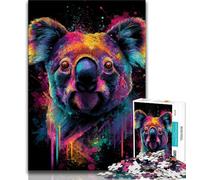 Rompecabezas de 1000 Piezas para Adolescentes diseño de Koala Ideal para aliviar el estrés Amigo Secreto 26x38cm