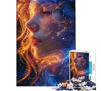 Rompecabezas de 1000 Piezas para Adolescentes diseño de la Diosa del Polvo de Estrellas de la Suerte Que Ayuda a ejercitar el Cerebro decoración de Pared y Juguetes para el hogar Apto para Mayores