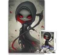 Rompecabezas de 1000 Piezas para Adolescentes, diseño de la Parca Chibi, desafío único, Regalo para Mujeres, Obra de Arte, tamaño 38x52cm