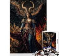 Rompecabezas de 1000 Piezas para Adolescentes diseño de la Reina Lilith Educativo Ideal para Reducir el estrés tamaño 38x26cm