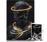 Rompecabezas de 1000 Piezas para Adolescentes, diseño de luminiscencia Divina, Ideal para aliviar el estrés, Juguete de Corte ultrapreciso, tamaño 50x75cm