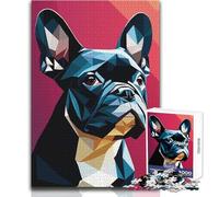 Rompecabezas de 1000 Piezas para Adolescentes, diseño de mi Perro Bulldog francés, Juego Intelectual, Vacaciones en casa, Pasatiempos, Regalo de Amigo Secreto, tamaño 50x75cm