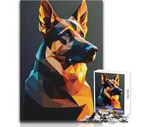 Rompecabezas de 1000 Piezas para Adolescentes, diseño de mi Perro Pastor alemán, Juego Educativo Familiar, desafío difícil, Regalo de cumpleaños, tamaño 38x52cm