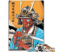 Rompecabezas de 1000 Piezas para Adolescentes, diseño de Ninja japonés, Juguete Educativo, Divertidos Juegos Familiares, decoración única para el hogar (50x75cm)