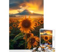 Rompecabezas de 1000 Piezas para Adolescentes diseño de paisajes Florales decoración del hogar Juguetes Regalo de cumpleaños Juegos educativos Cada Pieza es única Tamaño: 50x75cm