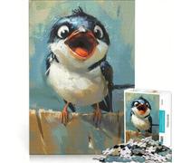 Rompecabezas de 1000 Piezas para Adolescentes diseño de pájaro caprichoso Juego Educativo dificultad difícil Regalo de cumpleaños Regalos de Viaje 50x75cm