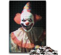 Rompecabezas de 1000 Piezas para Adolescentes, diseño de Payaso de Circo, Juego Educativo, decoración del hogar, Regalo de cumpleaños, Arte Mural (75x50cm)