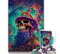 Rompecabezas de 1000 Piezas para Adolescentes, diseño de Piratas y Calaveras, Ideal para Regalar a Toda la Familia (tamaño 38x26cm)