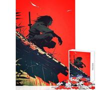 Rompecabezas de 1000 Piezas para Adolescentes diseño de Shinobi decoración del hogar Juguetes Obras de Arte Regalo Juegos de relajación con Piezas de Formas aleatorias Totalmente entrelazadas 38x26cm