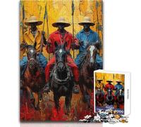 Rompecabezas de 1000 Piezas para Adolescentes, diseño de tribus africanas, Juego desafiante, Juguetes, decoración de Pared, Regalo para cumpleaños, tamaño 38x52cm