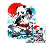 Rompecabezas de 1000 Piezas para Adolescentes diseño de Way of The Panda Ideal para Decorar el hogar Regalo de cumpleaños Juegos relajantes Actividades Divertidas en casa tamaño 50x75cm