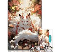 Rompecabezas de 1000 Piezas para Adolescentes, diseño de Zorro Dios, Ideal para Aprender, Jugar en Familia, cumpleaños (tamaño 75x50cm)